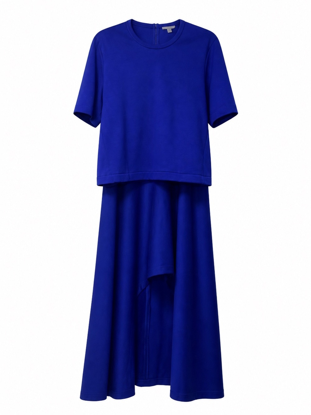 COS Women’s Royal Blue Cut-Out Long Jersey Skirt (S)And Top(L)Set